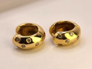 златни обеци халки 14 карата
