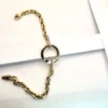 изискана златна гривна от 14 к злато е съвършената комбинация от модерен дизайн и класическа елегантност.