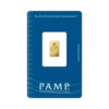 Луксозно инвестиционно златно кюлче PAMP с висока проба и гарантирано качество.