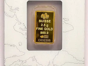 Златно инвестиционно кюлче PAMP голяма роза 2,5 гр