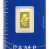 Златно инвестиционно кюлче PAMP голяма роза 2,5 гр