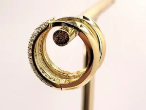 Златни обеци халки