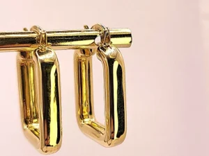 златни обеци квдратни 14 карата